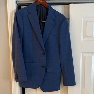 Bonobos Navy Checkered Blazer